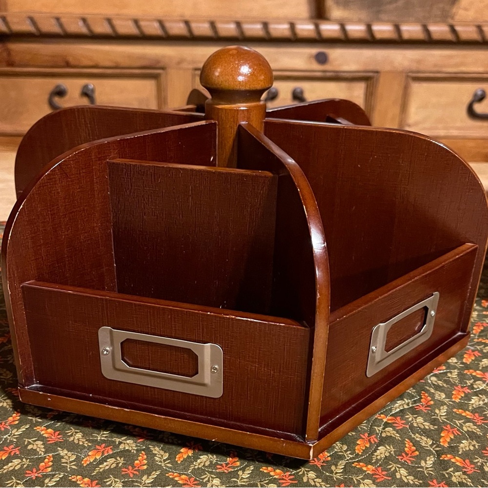 Large Pottery Barn Art Caddy